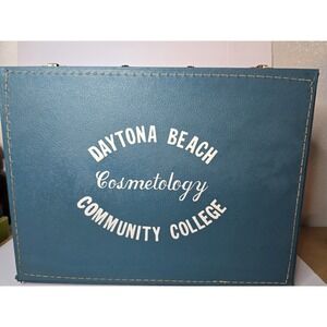 Daytona Beach Community College Cosmetology Beautician Kit Vintage Case